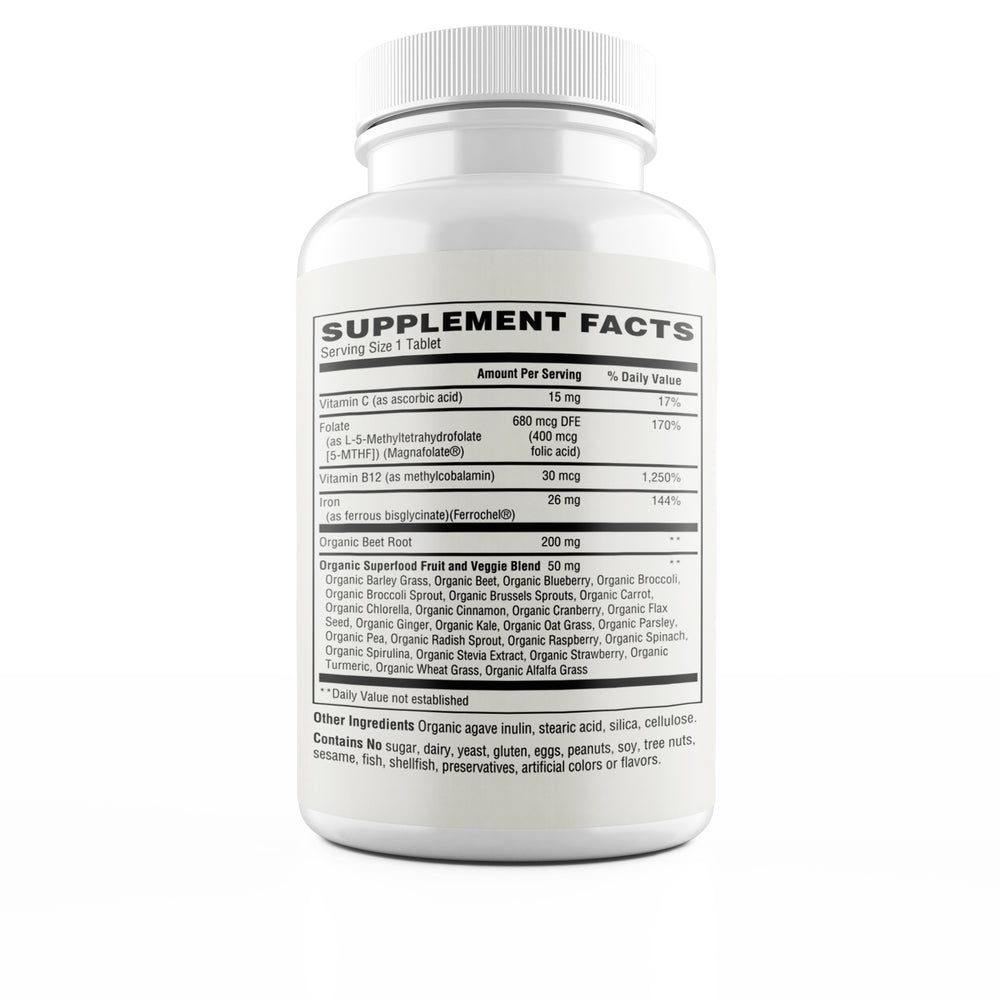 
                  
                    Load image into Gallery viewer, Blood Support Iron Plus Superfoods Supplement Bottle Prescription
                  
                