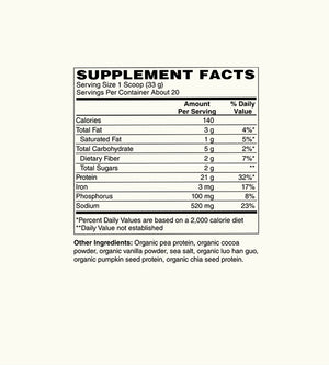 
                  
                    Load image into Gallery viewer, Certified Organic Plant Based Protein – Chocolate
                  
                