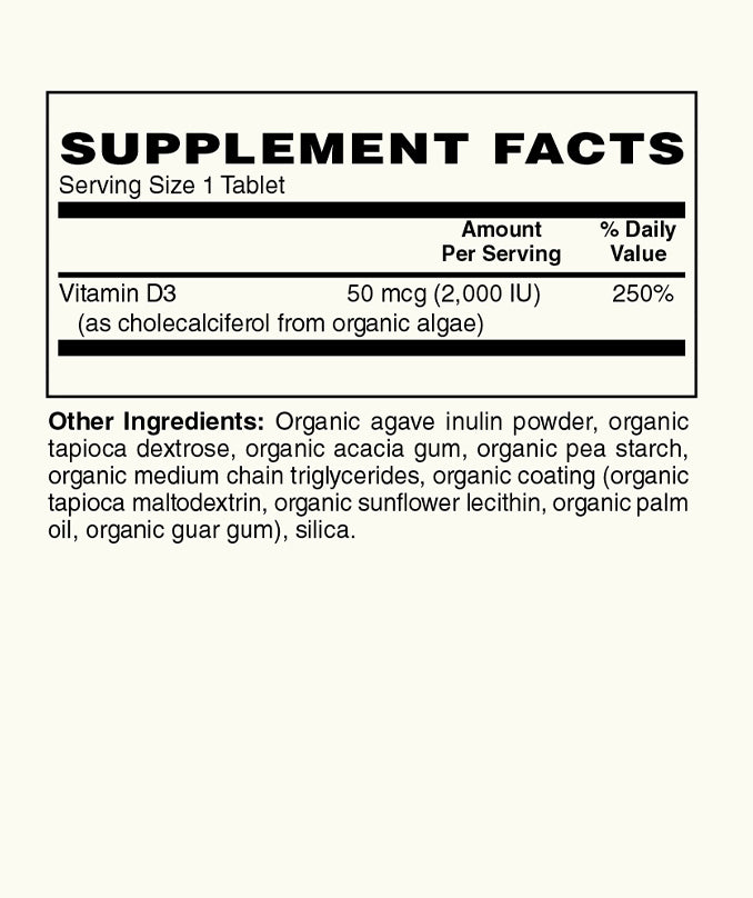 
                  
                    Load image into Gallery viewer, Certified Organic Whole Food Vitamin D-3
                  
                